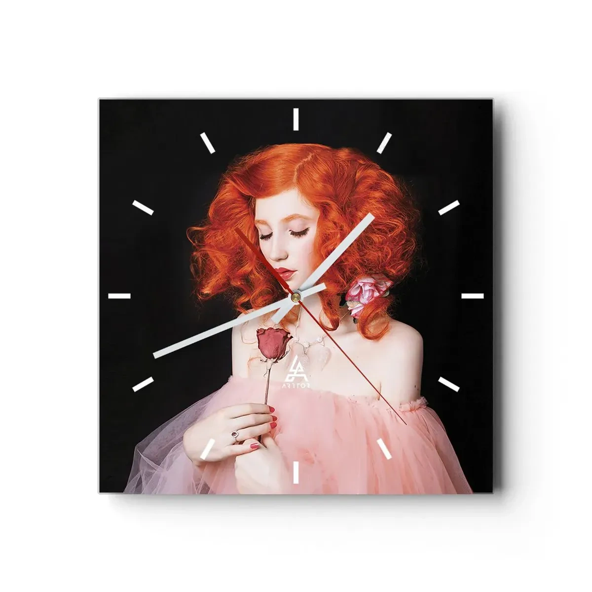 Nástěnné hodiny - V barokním stylu - 40x40 cm