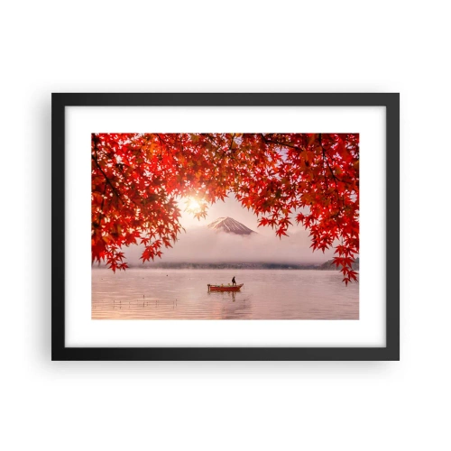 Plakát v černém rámu - V japonském stylu - 40x30 cm