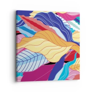 Obraz na plátně - Barevný nepořádek - 30x30 cm