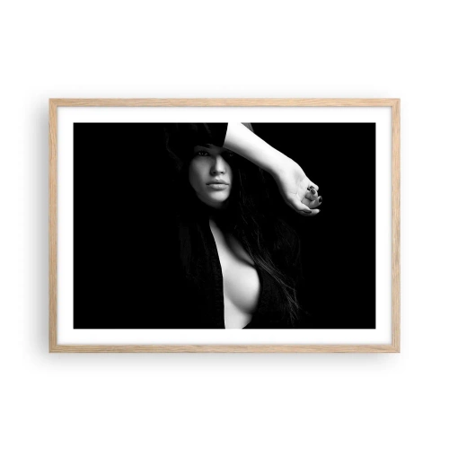 Plakát v rámu světlý dub - Škola svádění - 70x50 cm