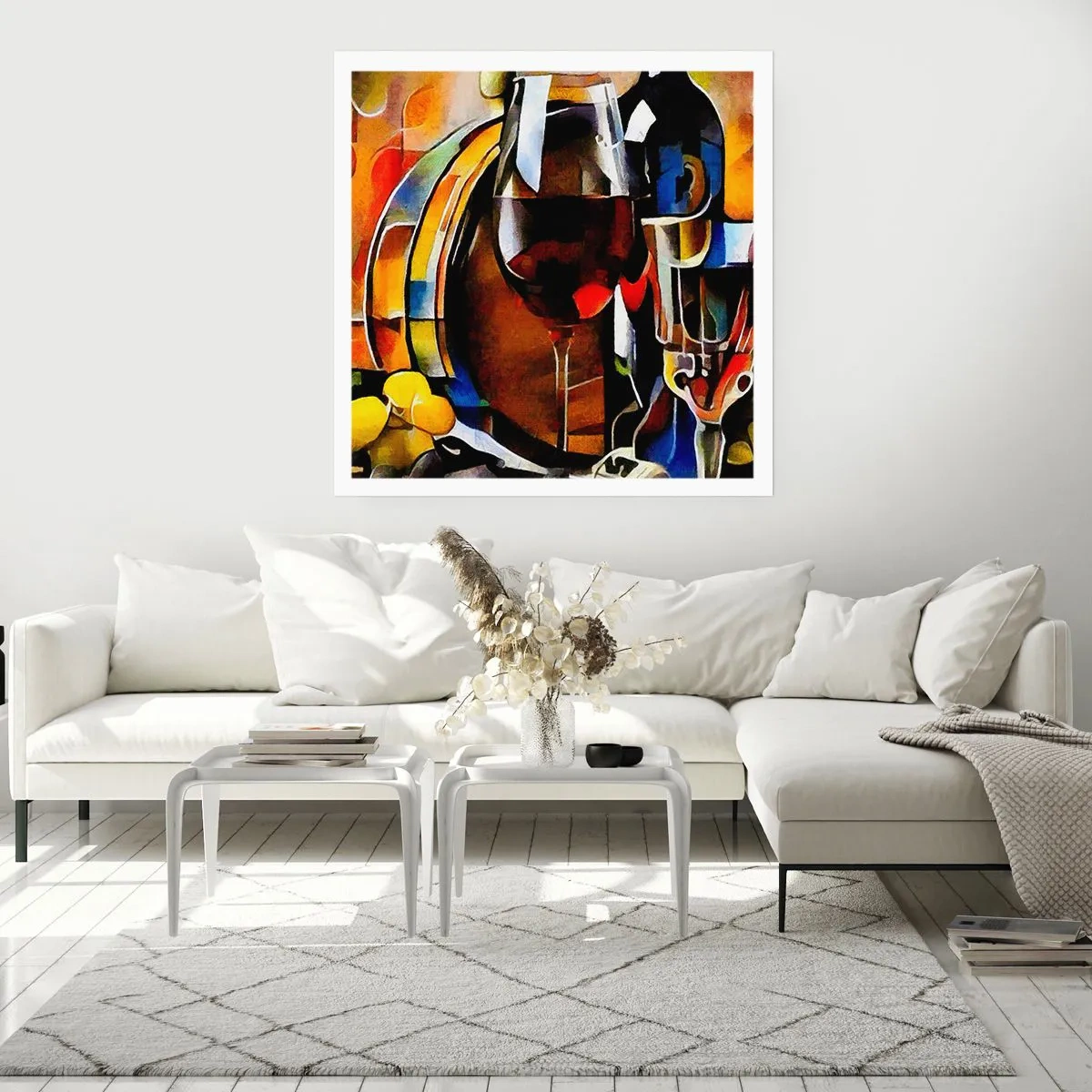 Plakát - I svět dostává barvy - 60x60 cm