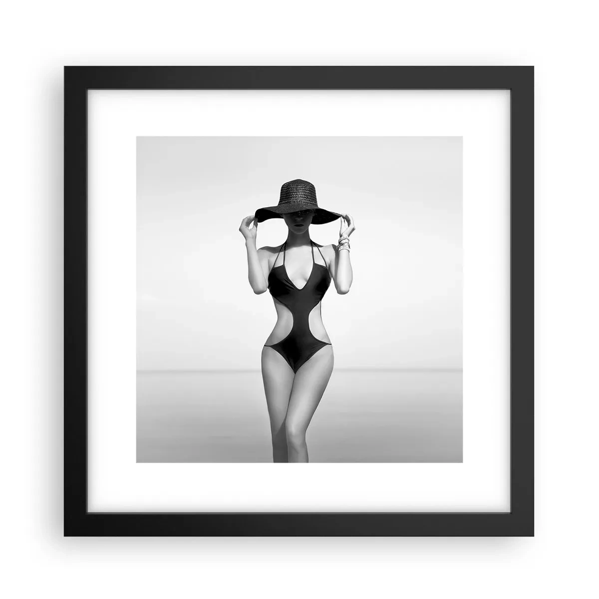 Plakát v černém rámu - Jmenuji se: Elegance - 30x30 cm