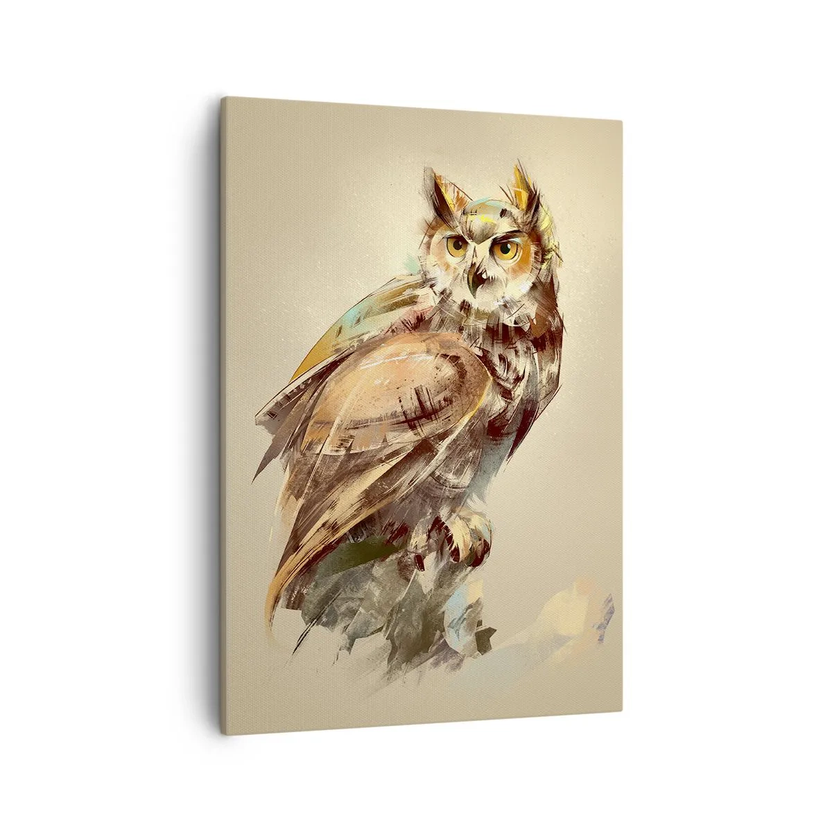 Obraz na plátně - Nejchytřejší sova - potvrdí doubrava - 50x70 cm