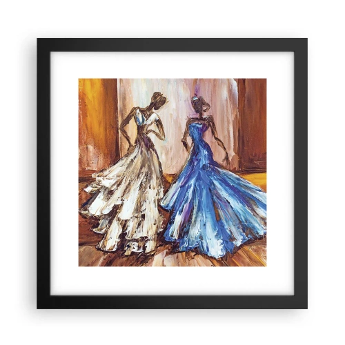 Plakát v černém rámu - Půvabné duo - 30x30 cm