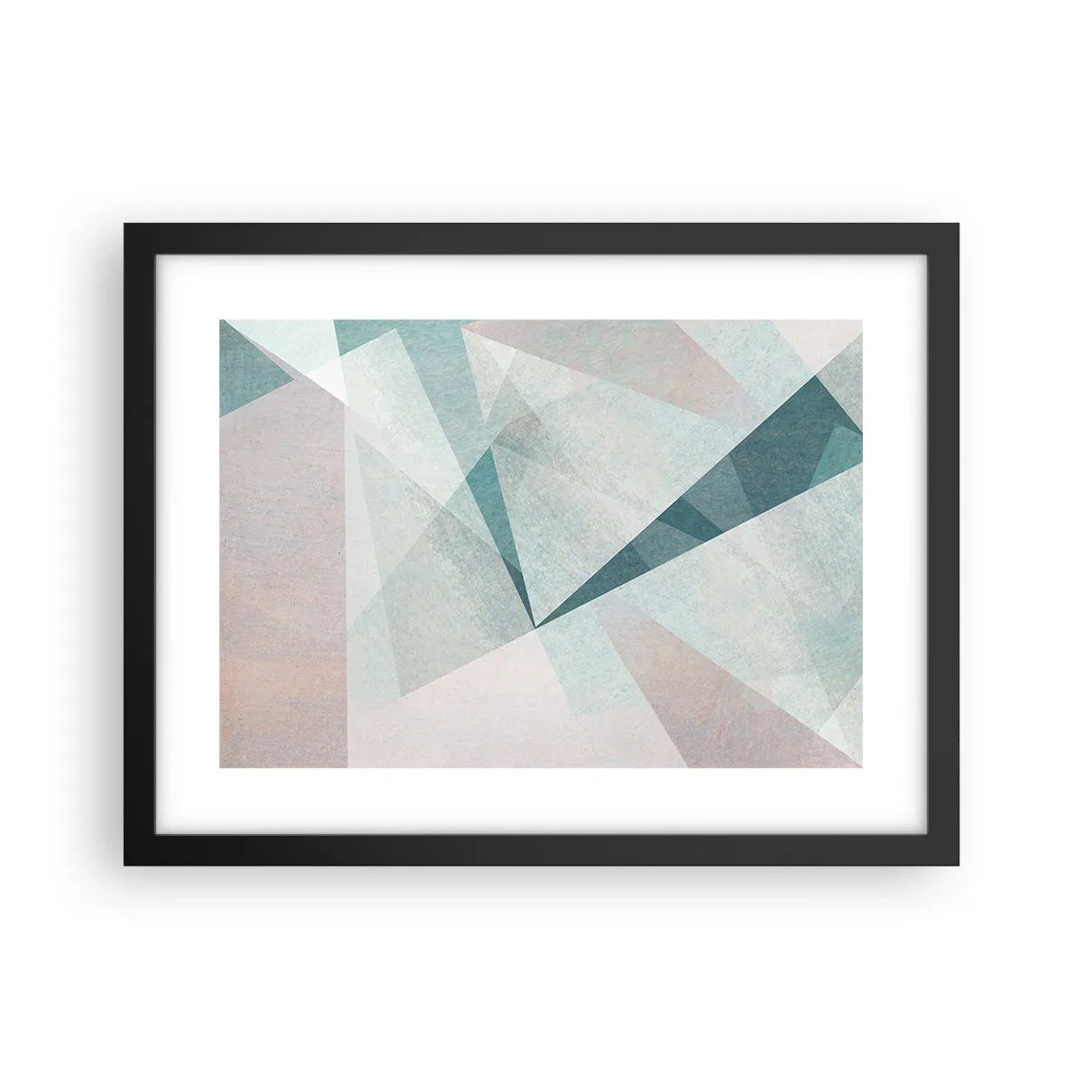 Plakát v černém rámu - V klidu, ale dynamicky - 40x30 cm