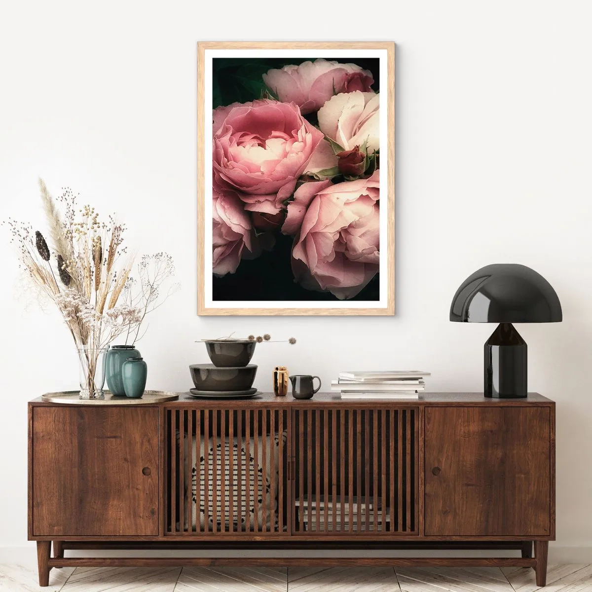 Plakát v rámu světlý dub - Kouzlo belle epoque - 70x100 cm