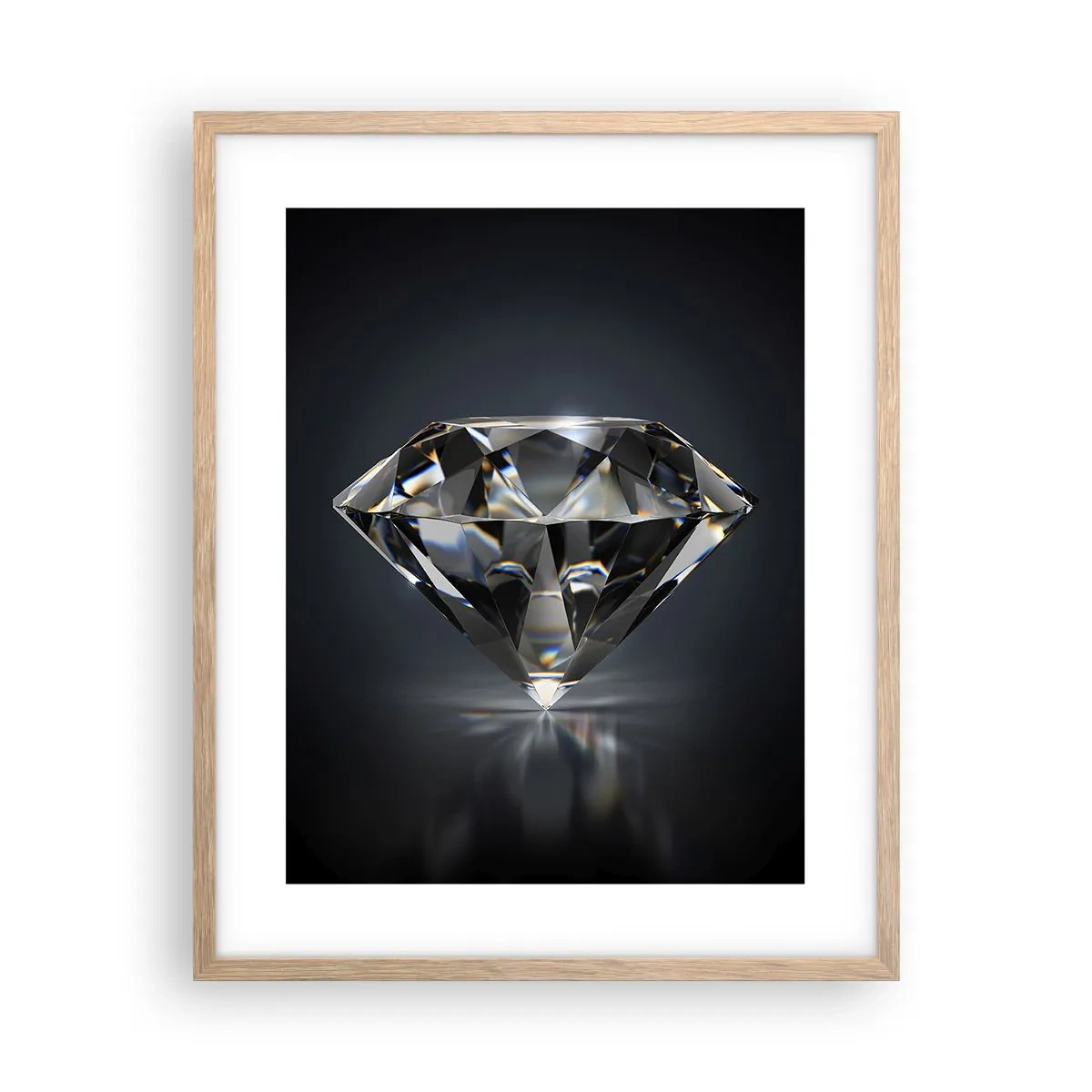 Plakát v rámu světlý dub - Best girls friend - 40x50 cm