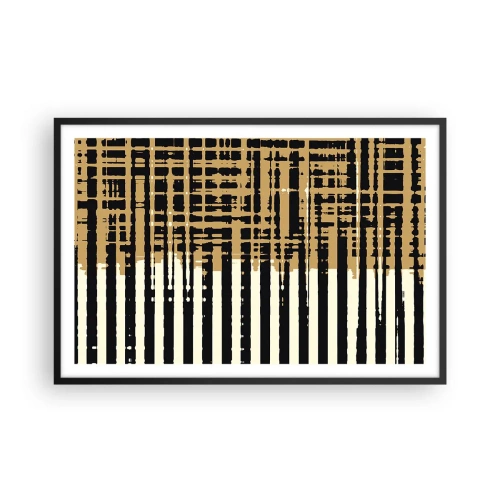 Plakát v černém rámu - Architektonická abstrakce - 91x61 cm