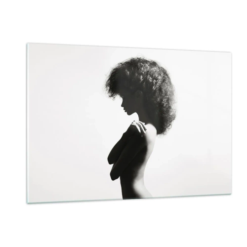 Obraz na skle - Jako květina na štíhlém stonku - 120x80 cm