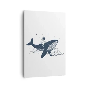 Obraz na plátně - Vesmírné dobrodružství - 70x100 cm