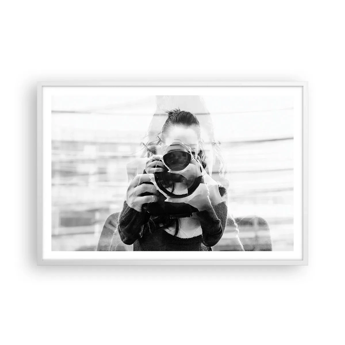 Plakát v bílém rámu - Tvůrce a materiál - 91x61 cm