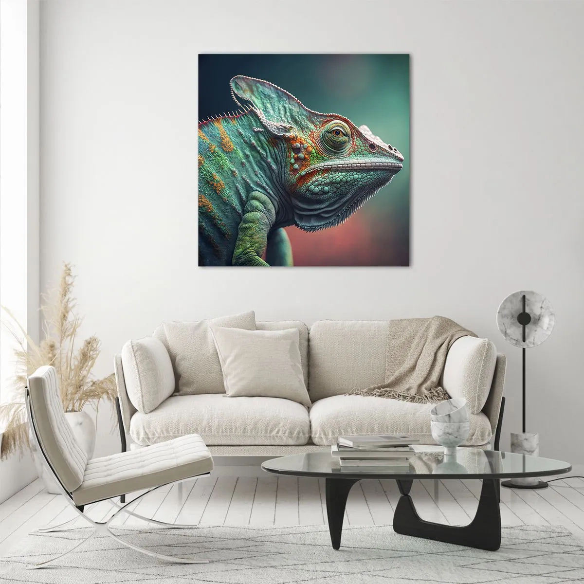 Obraz na skle - Vidíš mě? To není dobré… - 30x30 cm