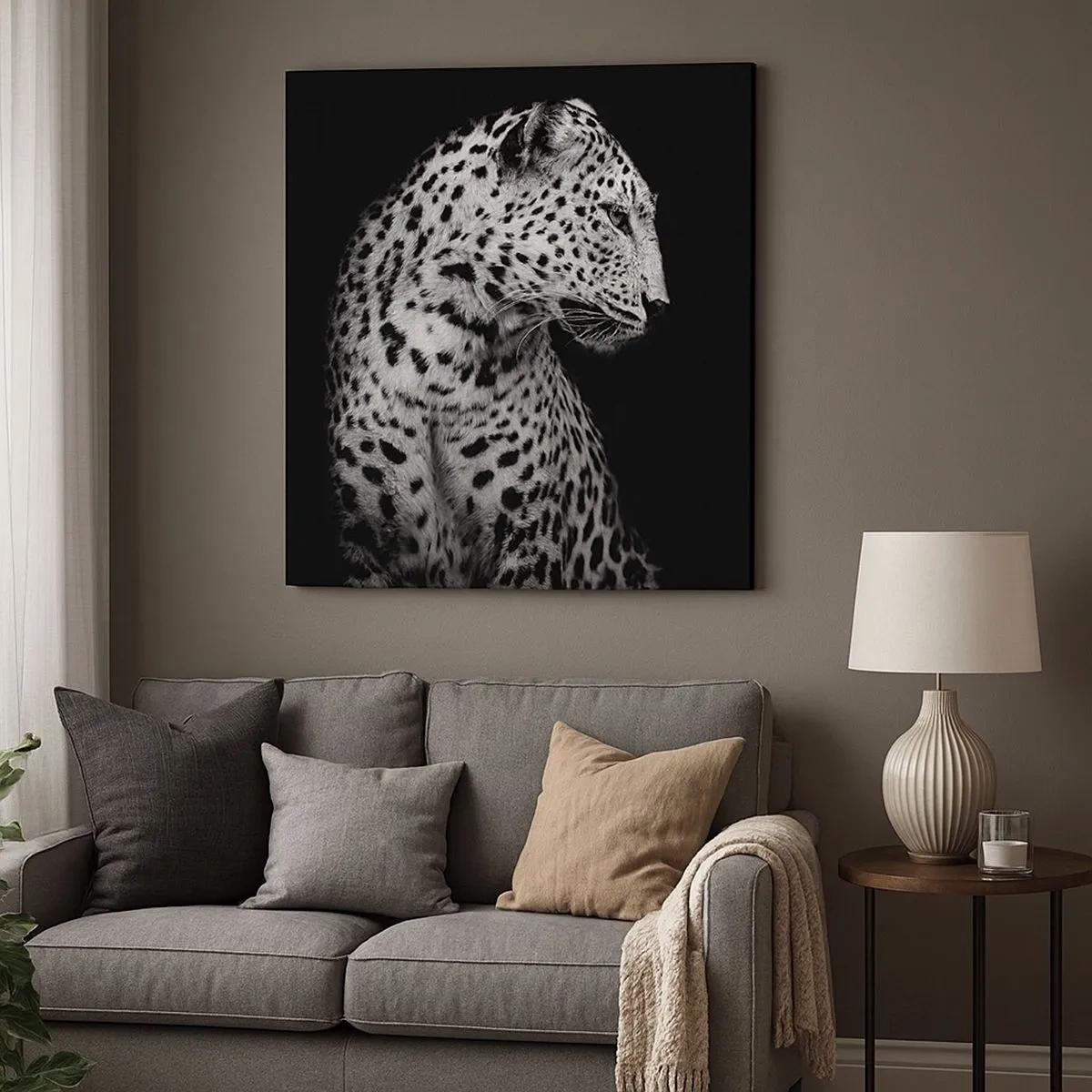 Obraz na plátně - Pravý profil perfektní! - 30x30 cm