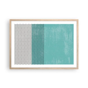 Plakát v rámu světlý dub - Vyvážená kompozice - 70x50 cm