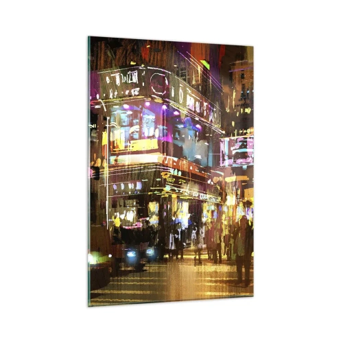 Obraz na skle - V moři světla - 80x120 cm