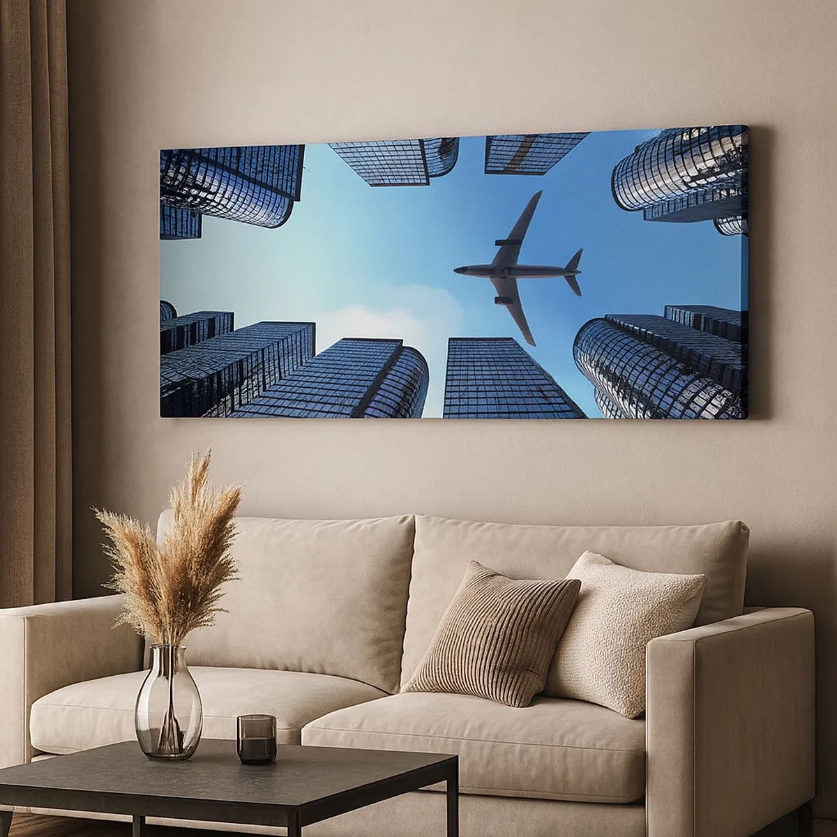 Obraz na plátně - Pohled ze skleněné rokle - 100x40 cm