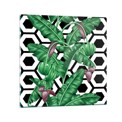 Obraz na skle - Symetrická kompozice z přírody - 70x70 cm