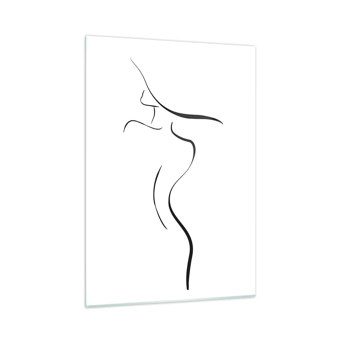 Obraz na skle - Nepolapitelná jako vlna - 50x70 cm