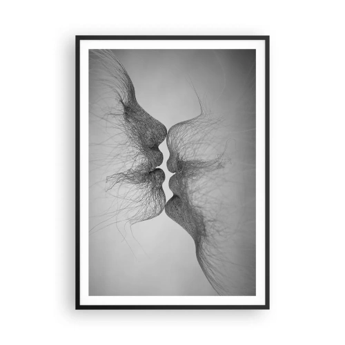 Plakát v černém rámu - Polibek větru - 70x100 cm