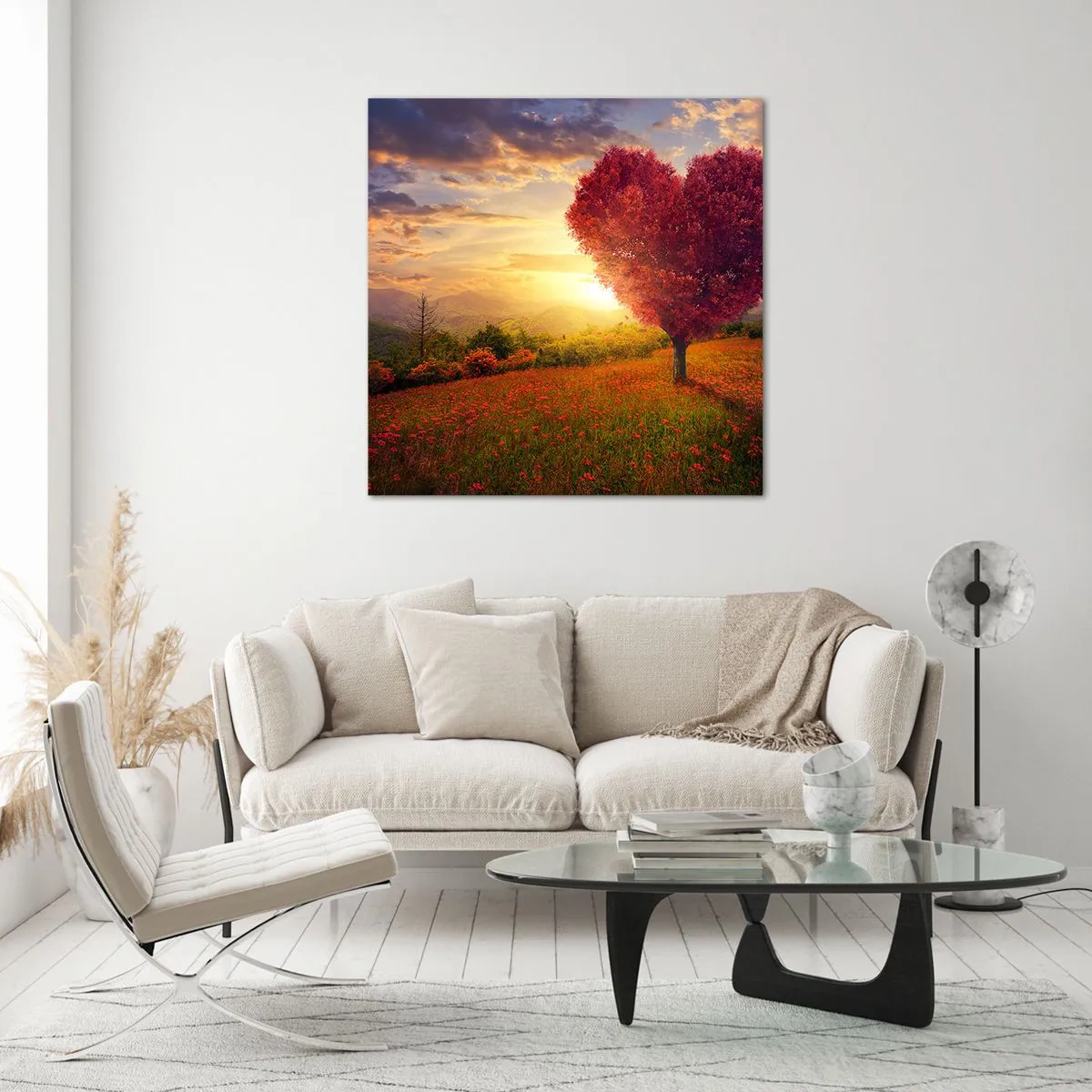 Obraz na skle - Je to dojemné - 70x70 cm