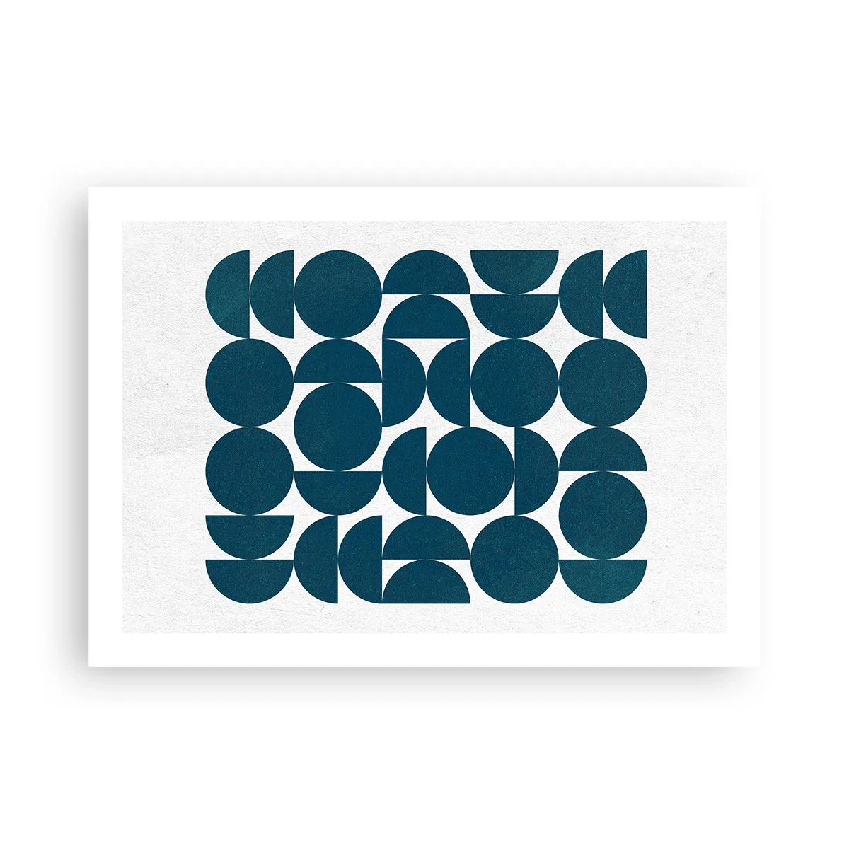 Plakát - Kruhy a půlkruhy - 70x50 cm