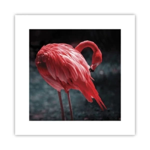 Plakát - Karmínová báseň přírody - 30x30 cm