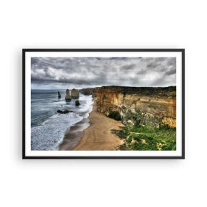 Plakát v černém rámu - Drsná krása - 91x61 cm