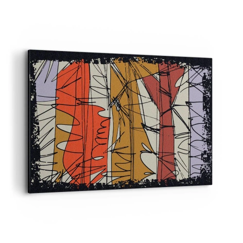 Obraz na plátně - Spontánní kompozice - 100x70 cm