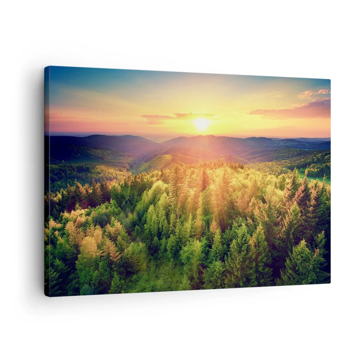 Obraz na plátně - Vrcholky a vrcholy - 70x50 cm