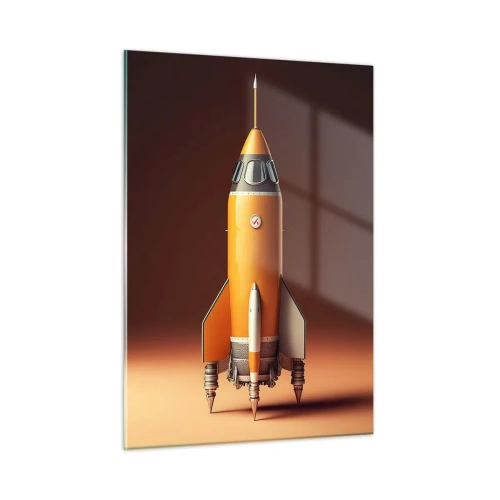 Obraz na skle - Začíná to snem - 50x70 cm