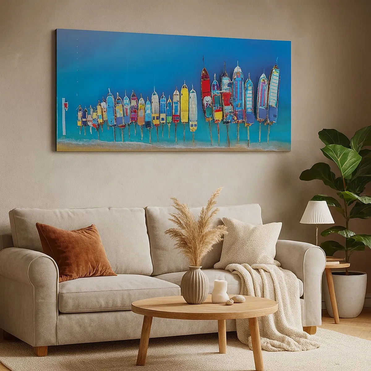 Obraz na plátně - Z ptačí perspektivy - 100x40 cm