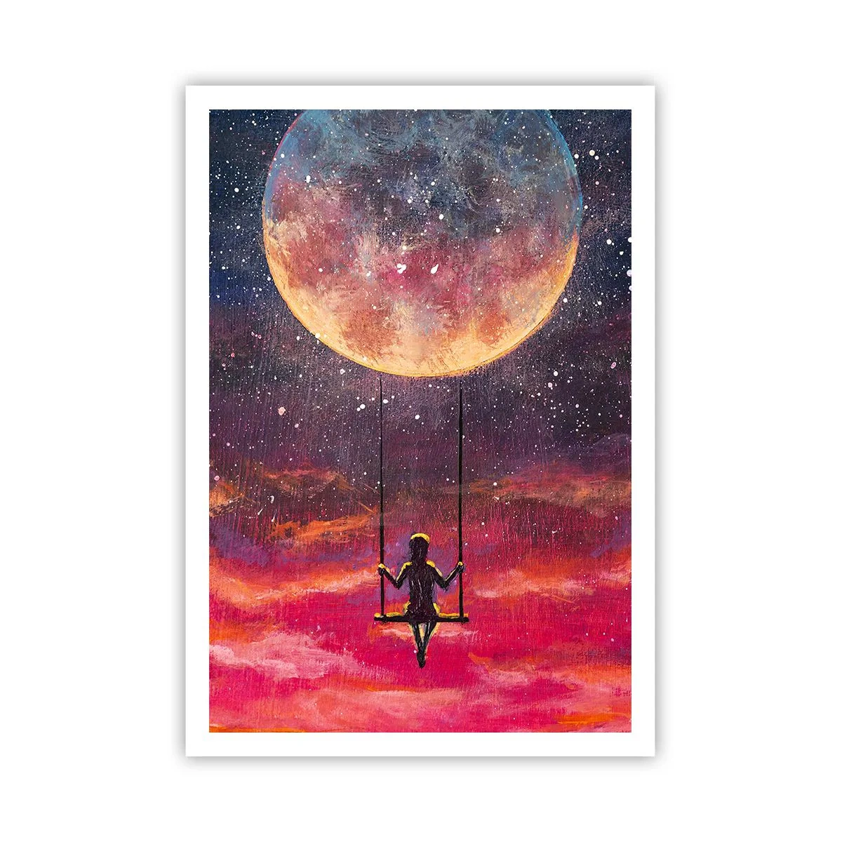 Plakát - Stavět si vzdušné zámky - 70x100 cm