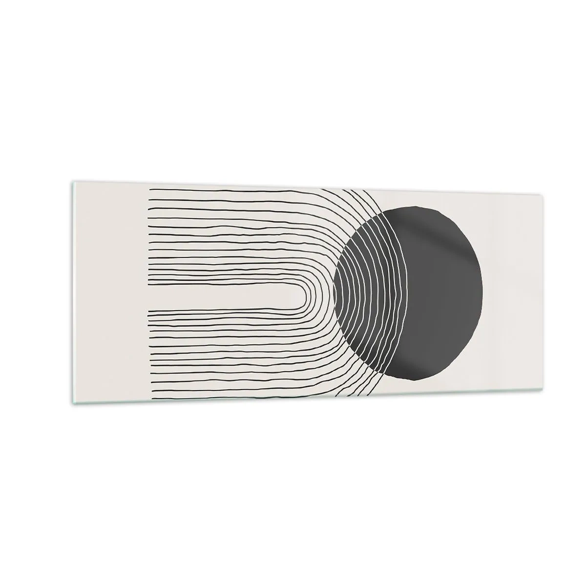 Obraz na skle - Chvění a jistota - 100x40 cm