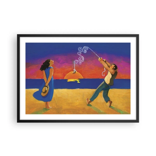 Plakát v černém rámu - Více než hvězda z nebe - 70x50 cm