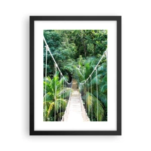 Plakát v černém rámu - Welcome to the jungle! - 30x40 cm