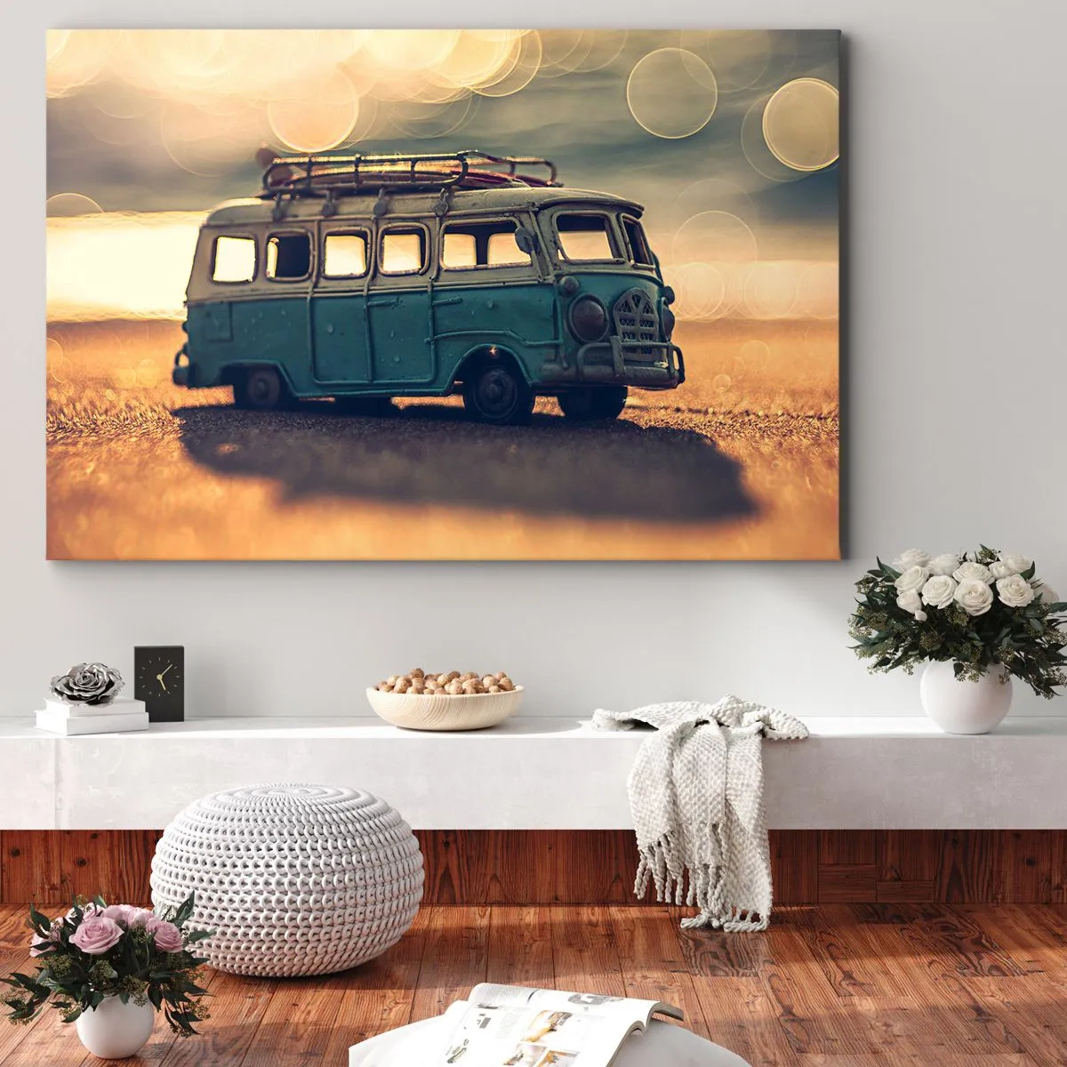 Obraz na plátně - Konec bůžků: peněz a práce - 120x80 cm