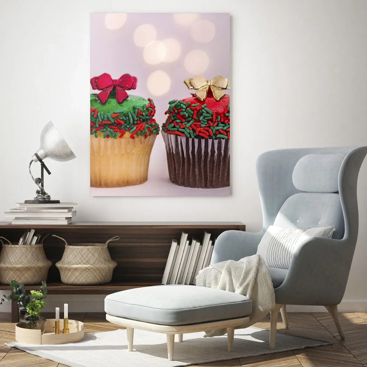 Obraz na skle - Sladkostí až po vrch - 50x70 cm