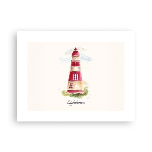 Plakát - Tady je vždy počasí - 40x30 cm