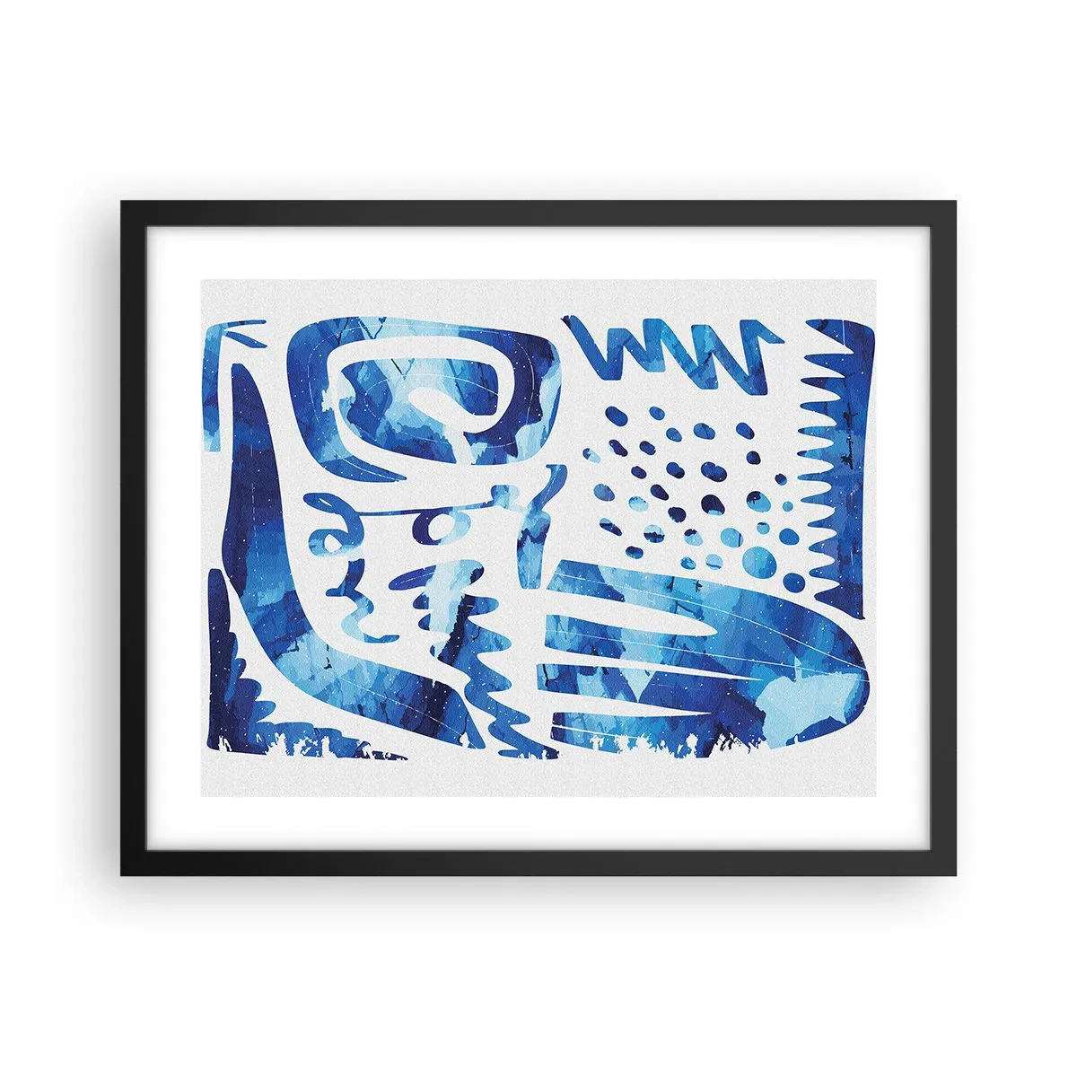 Plakát v černém rámu - Zpět ke kořenům - 50x40 cm