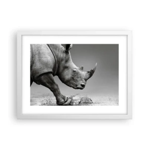 Plakát v bílém rámu - Nezastavitelná síla - 40x30 cm