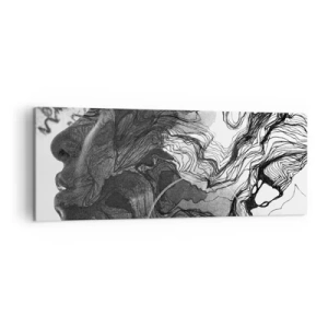 Obraz na plátně - Zapletená ve snech - 140x50 cm