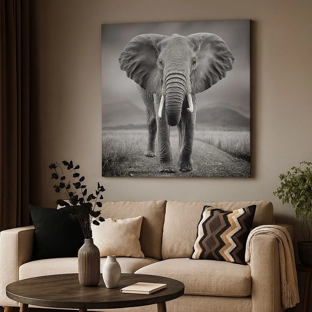 Obraz na plátně - Hostitel vítá - 30x30 cm