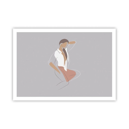 Plakát - Obrys půvabu - 100x70 cm