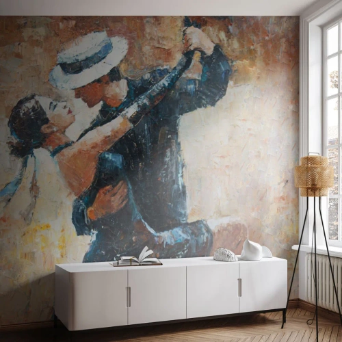 Fototapeta Premium Canvas - A la Rudolf Valentino - Abstrakce, Tanec, Tango - 150x105 cm