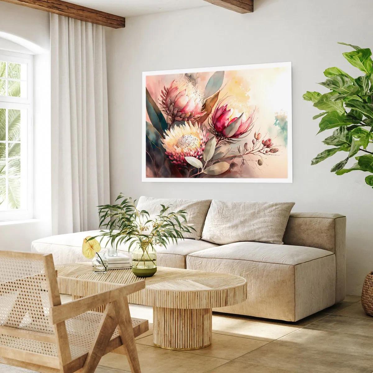 Plakát - Z profilu a en face - 100x70 cm