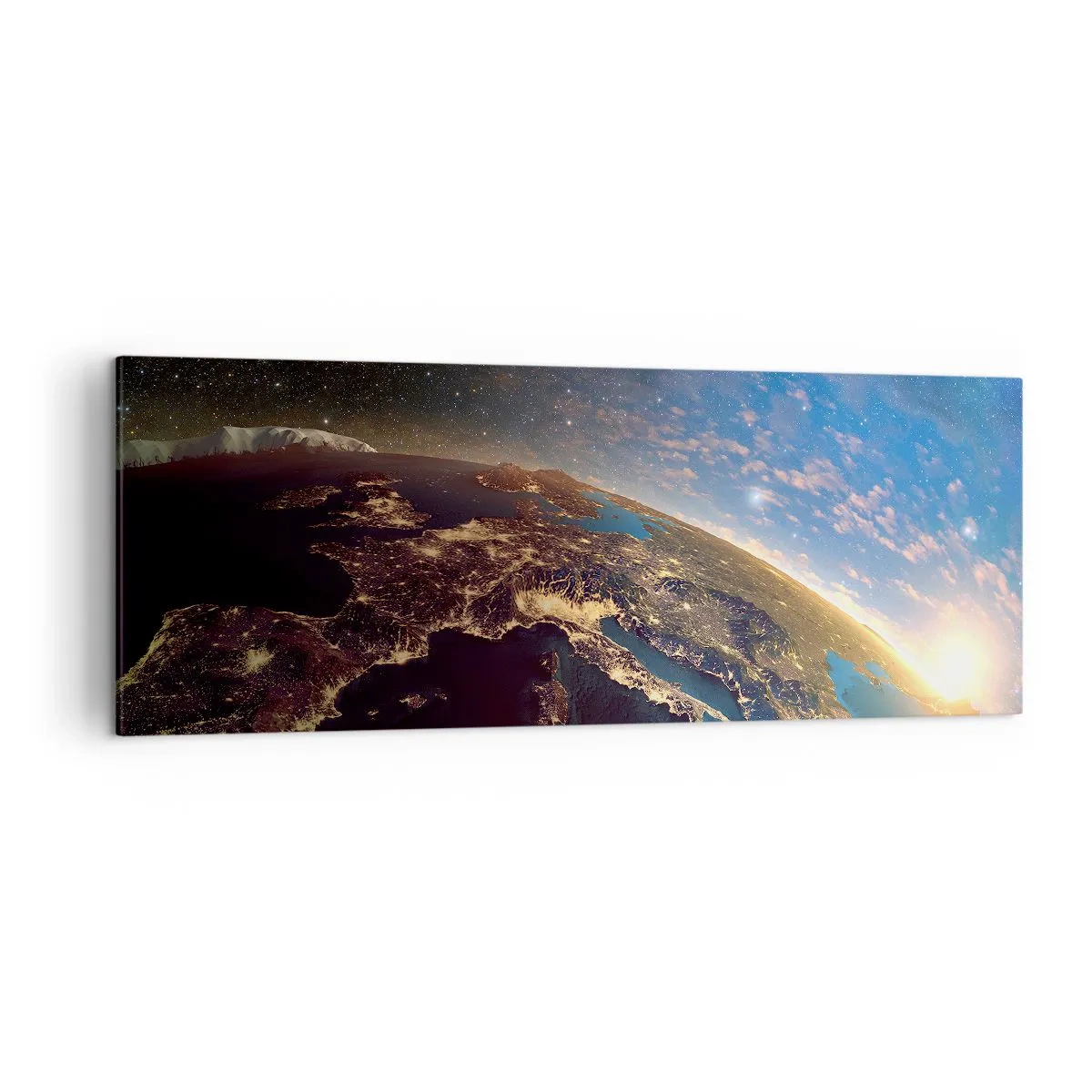 Obraz na plátně - Podívejme se na sebe s odstupem - 140x50 cm