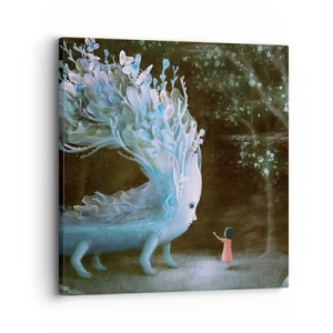 Obraz na plátně - Fantastické setkání - 30x30 cm