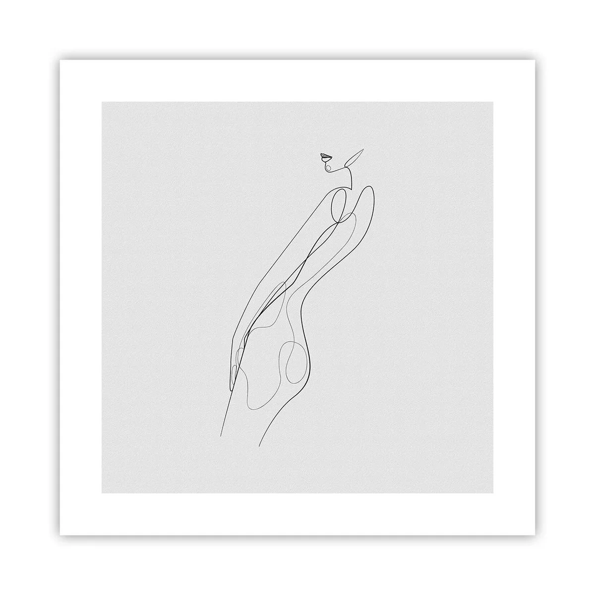 Plakát - Pouze slib - 40x40 cm