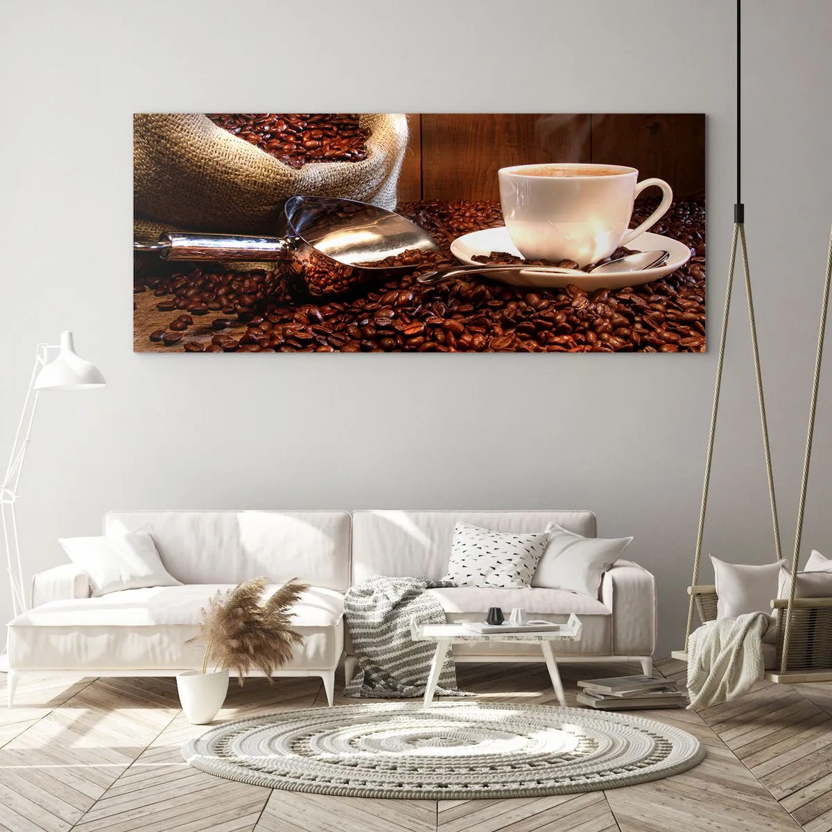 Obraz na skle - Cítíte tu vůni? - 90x30 cm