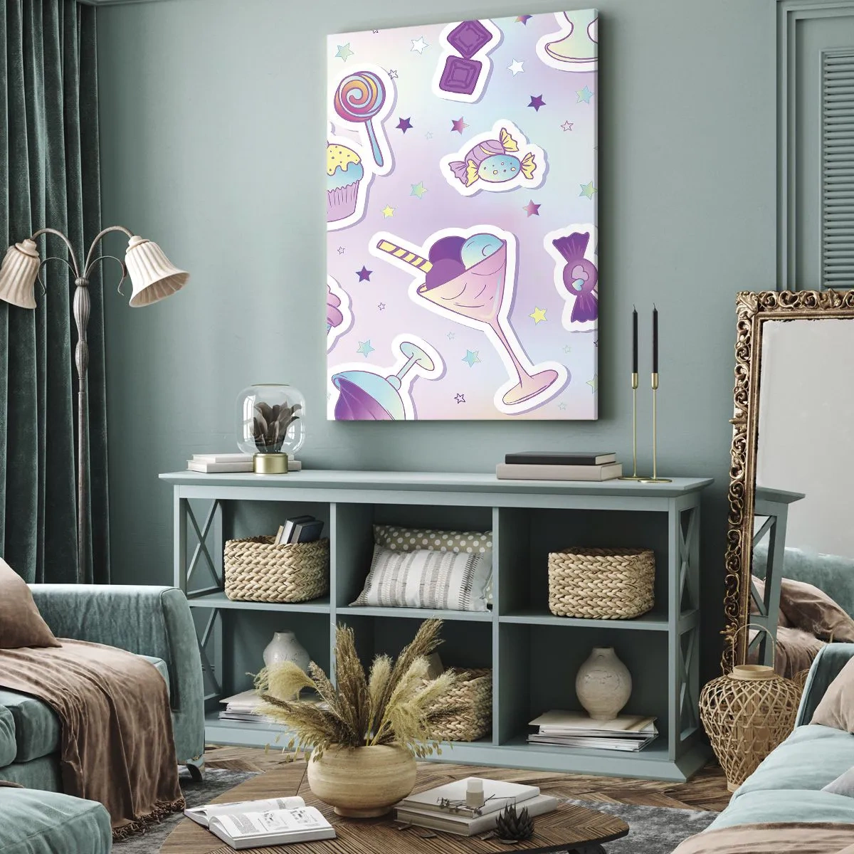 Obraz na plátně - Aby byly každý den narozeniny - 45x80 cm